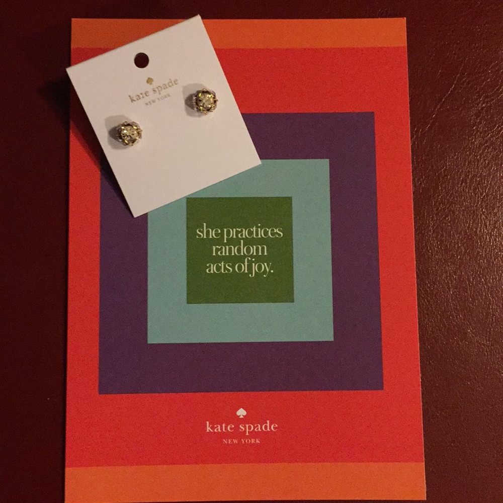 ♠️KATE SPADE LADY MARMALADE EARRINGS STUDS (NEW)
